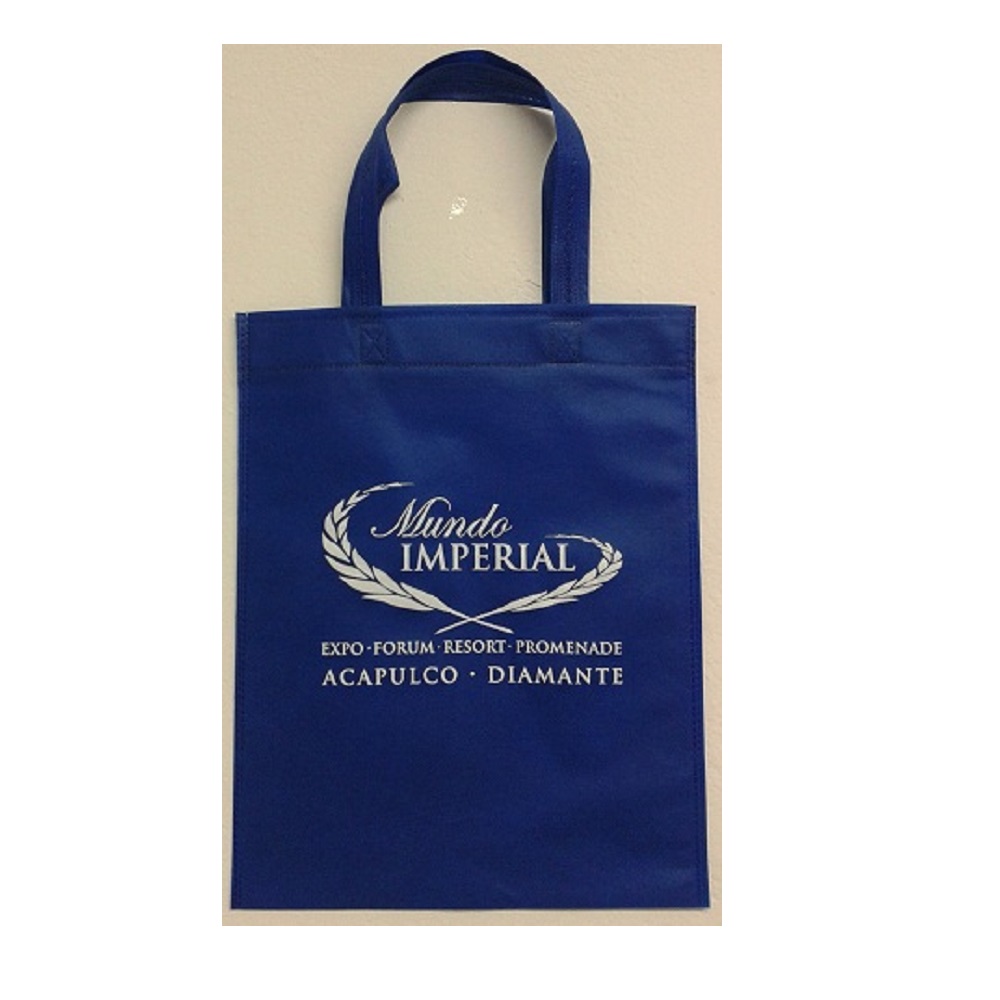 Sealed bag with handles, without gusset